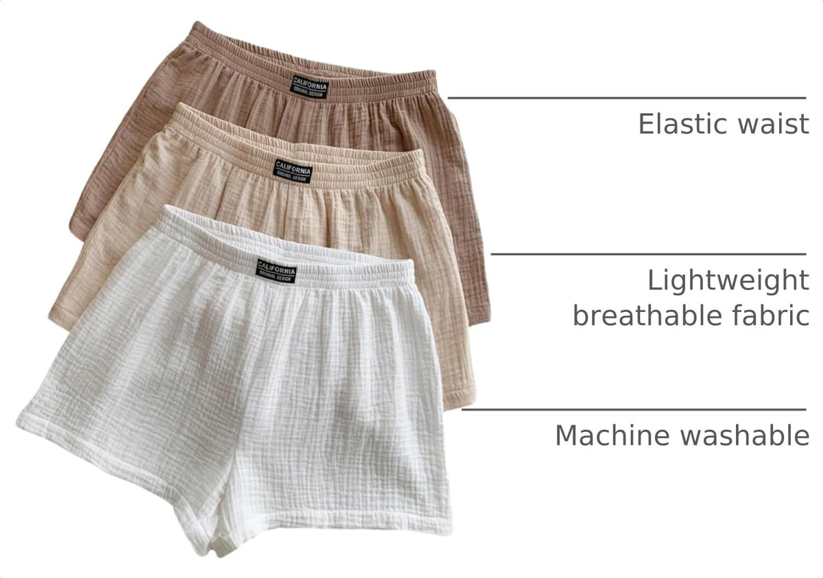 SOLY HUX Women's Summer Shorts 3 Packs Casual Comfy Shorts Sets